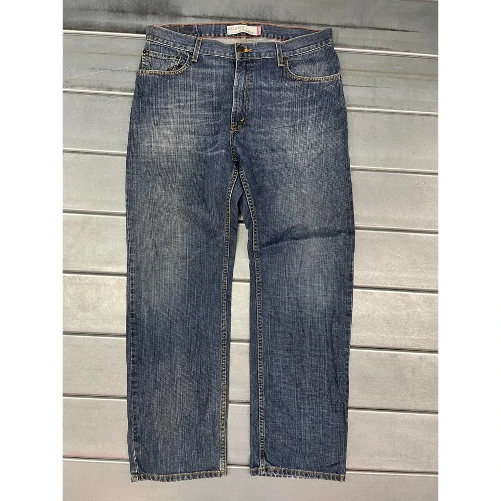 Vintage‎ Levis 559 Jeans Mens 36X34 Blue Medium Wash Denim Relaxed Straight Leg